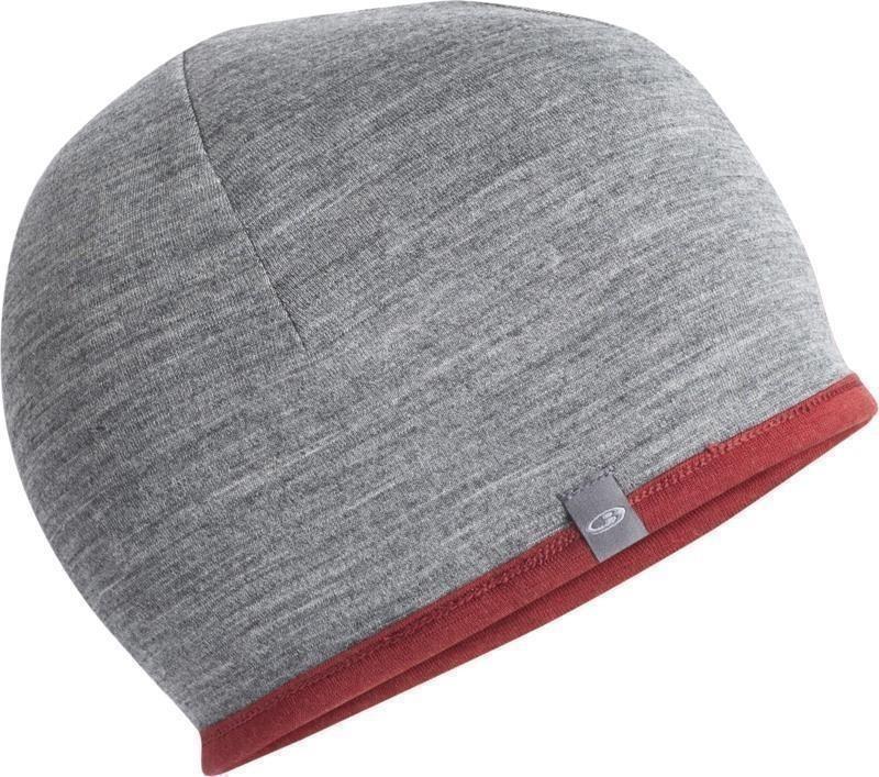Merino 200 Oasis Reversible Beanie - cabernet / gritstone heather 1