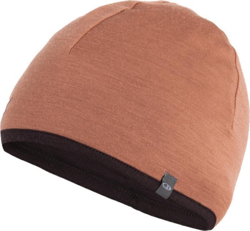 Merino 200 Oasis Reversible Beanie - cedarwood / bittersweet 1