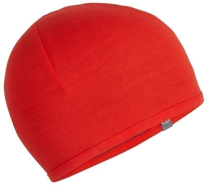 Merino 200 Oasis Reversible Beanie - chili red / gritstone heather 1