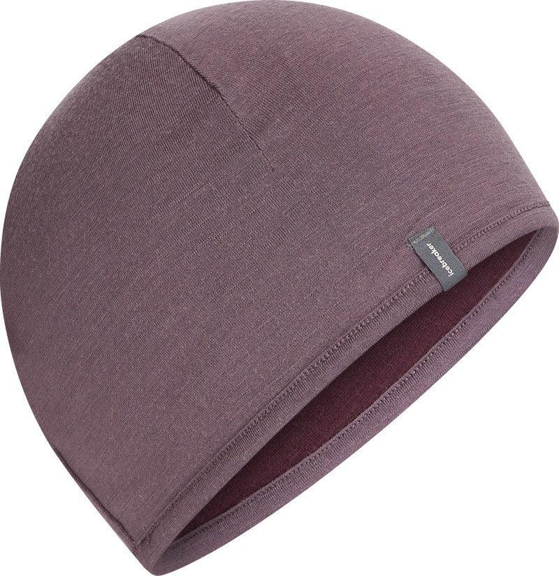 Merino 200 Oasis Reversible Beanie - dark berry / grey plum 1