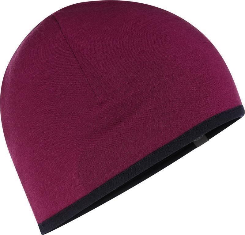 Merino 200 Oasis Reversible Beanie - go berry / midnight navy 1
