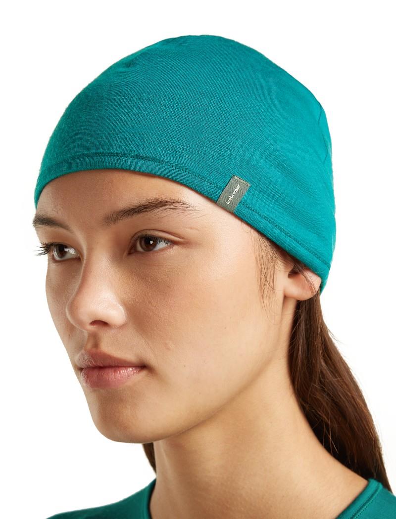Merino 200 Oasis Reversible Beanie - mint / tidal teal 1