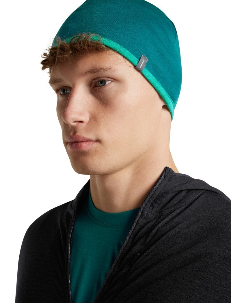 Merino 200 Oasis Reversible Beanie - tidal teal / fresh 1