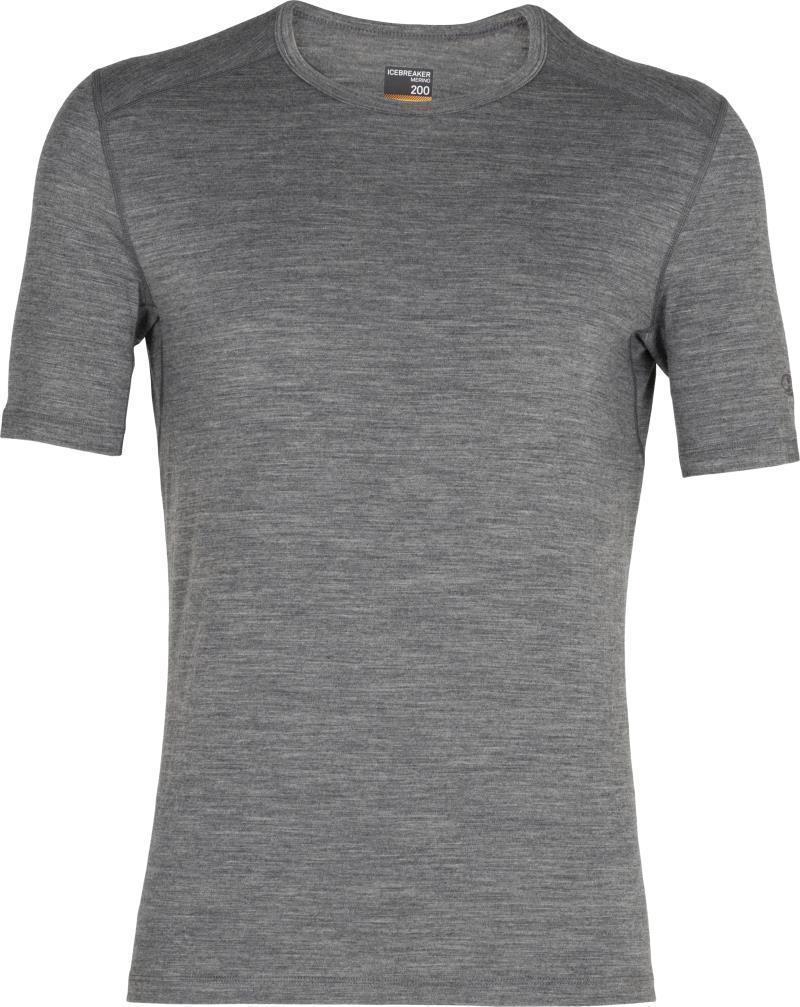 Merino 200 Oasis SS Crewe - Mens - Gritstone Heather 1