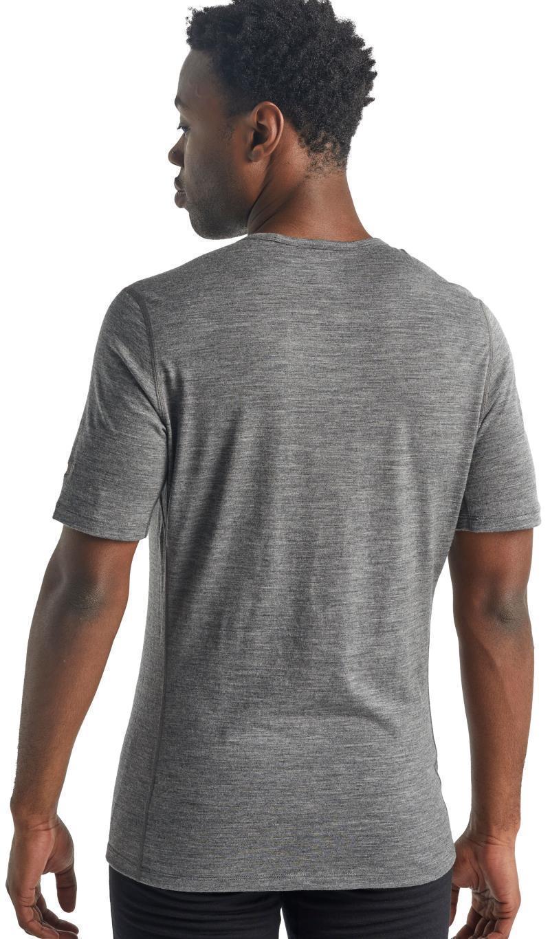 Merino 200 Oasis SS Crewe - Mens - gritstone heather 1
