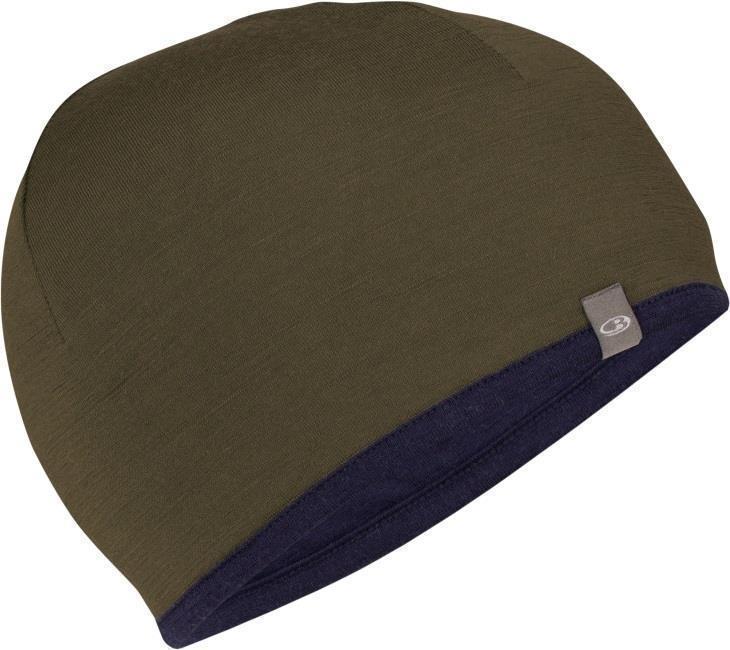Merino 200 Pocket Hat - loden / midnight navy 1