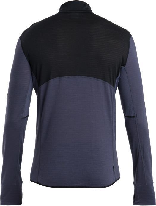 Merino 200 Realfleece Descender LS Half Zip - Mens - Black / Graphite / CB 2