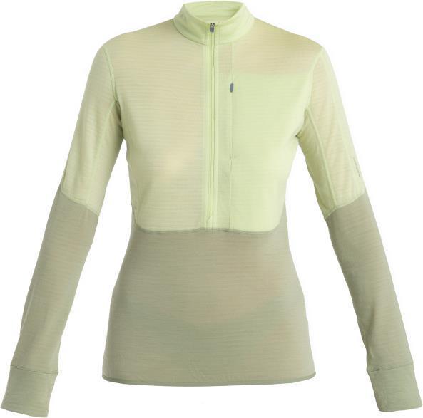 Merino 200 Realfleece Descender LS Half Zip - Womens - Glazen / Lichen / CB 1