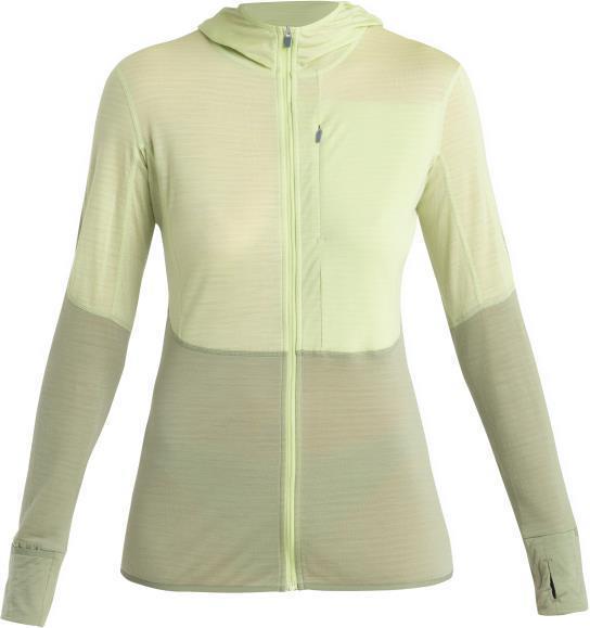 Merino 200 Realfleece Descender LS Zip Hoodie - Womens - Glazen / Lichen / CB 1
