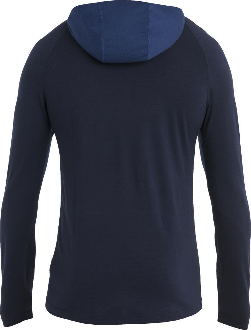 Merino 200 Sonebula LS Half Zip Hoodie - Mens - Midnight Navy / Royal Navy / Snow / CB 2