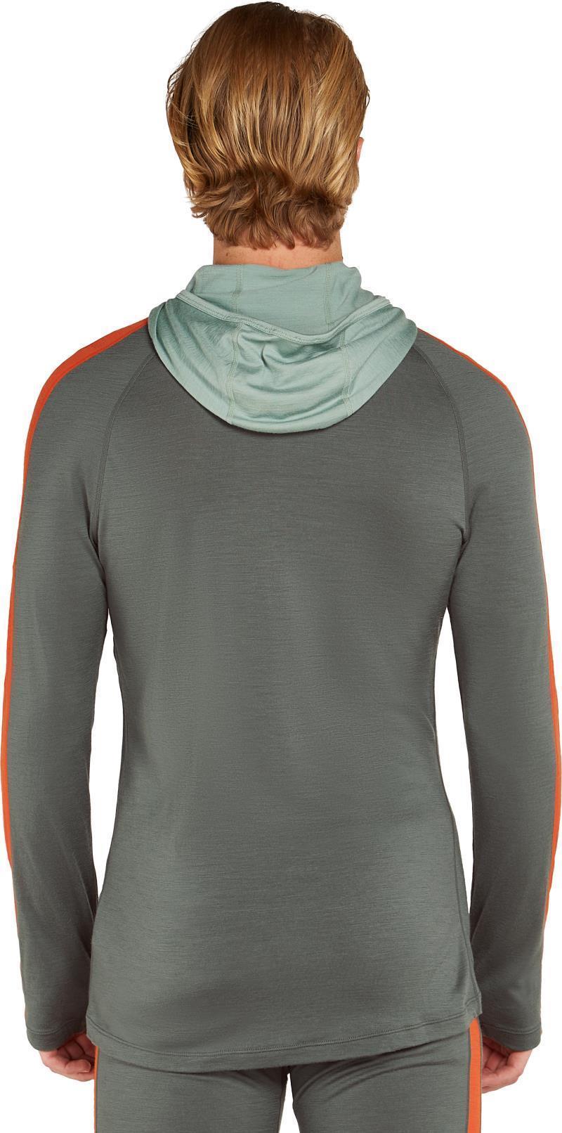 Merino 200 Sonebula LS Half Zip Hoodie - Mens - galaxy / moss / blaze / cb 1