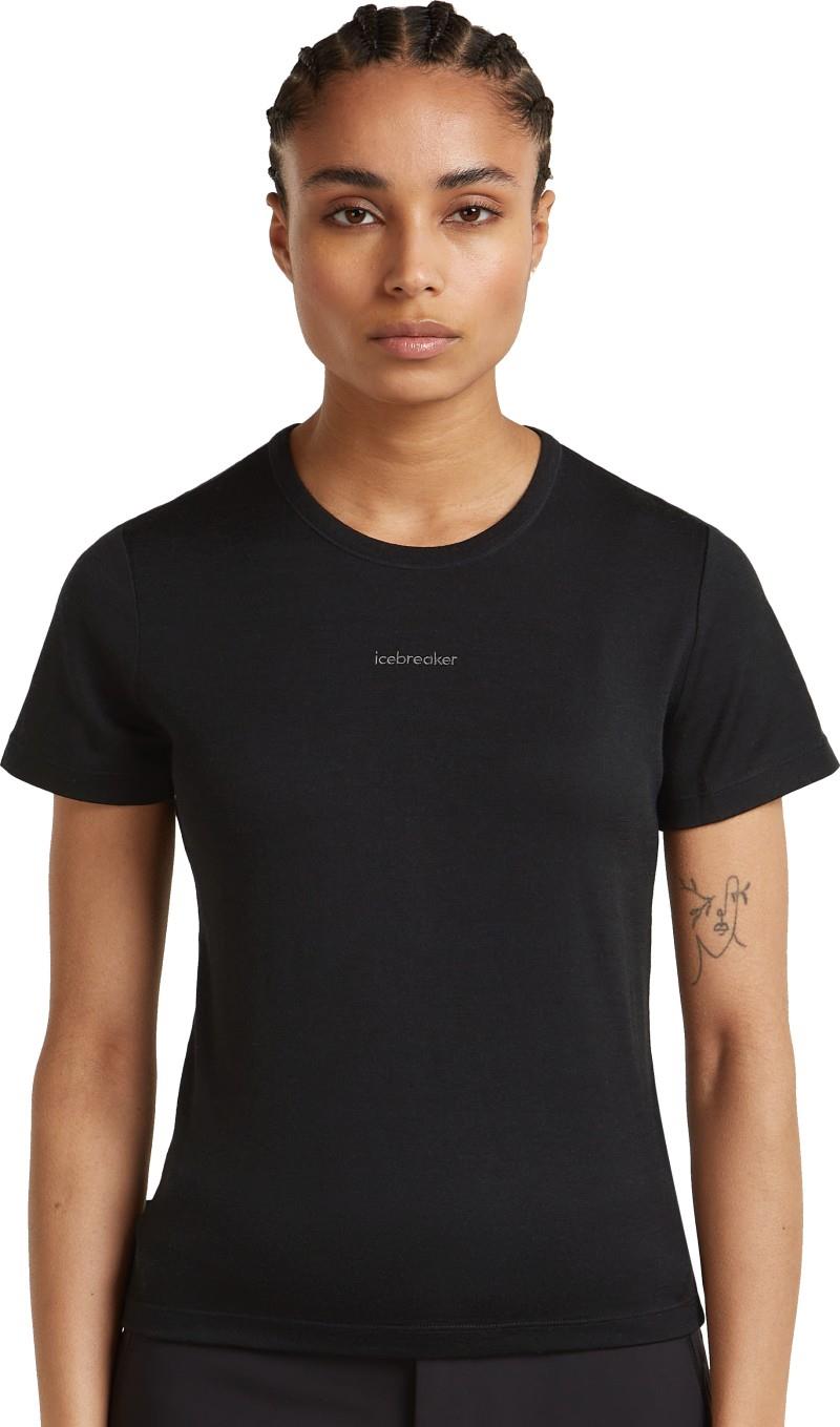 Merino 200 Tech Lite SS Crop Slim Tee - Womens - black 1