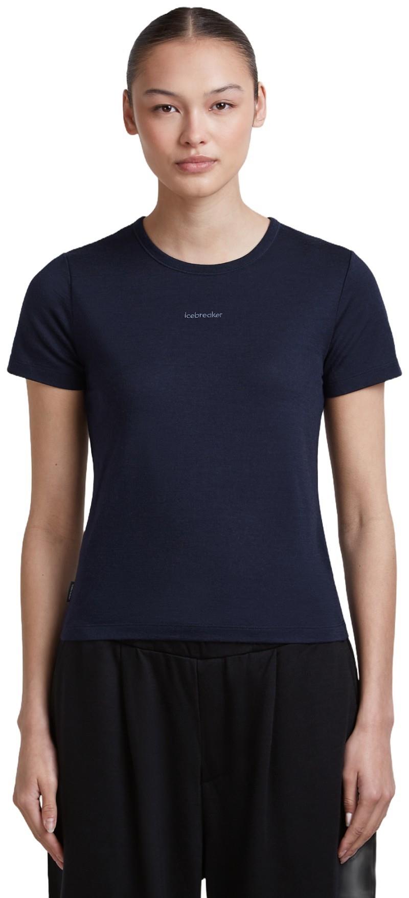 Merino 200 Tech Lite SS Crop Slim Tee - Womens - midnight navy 1