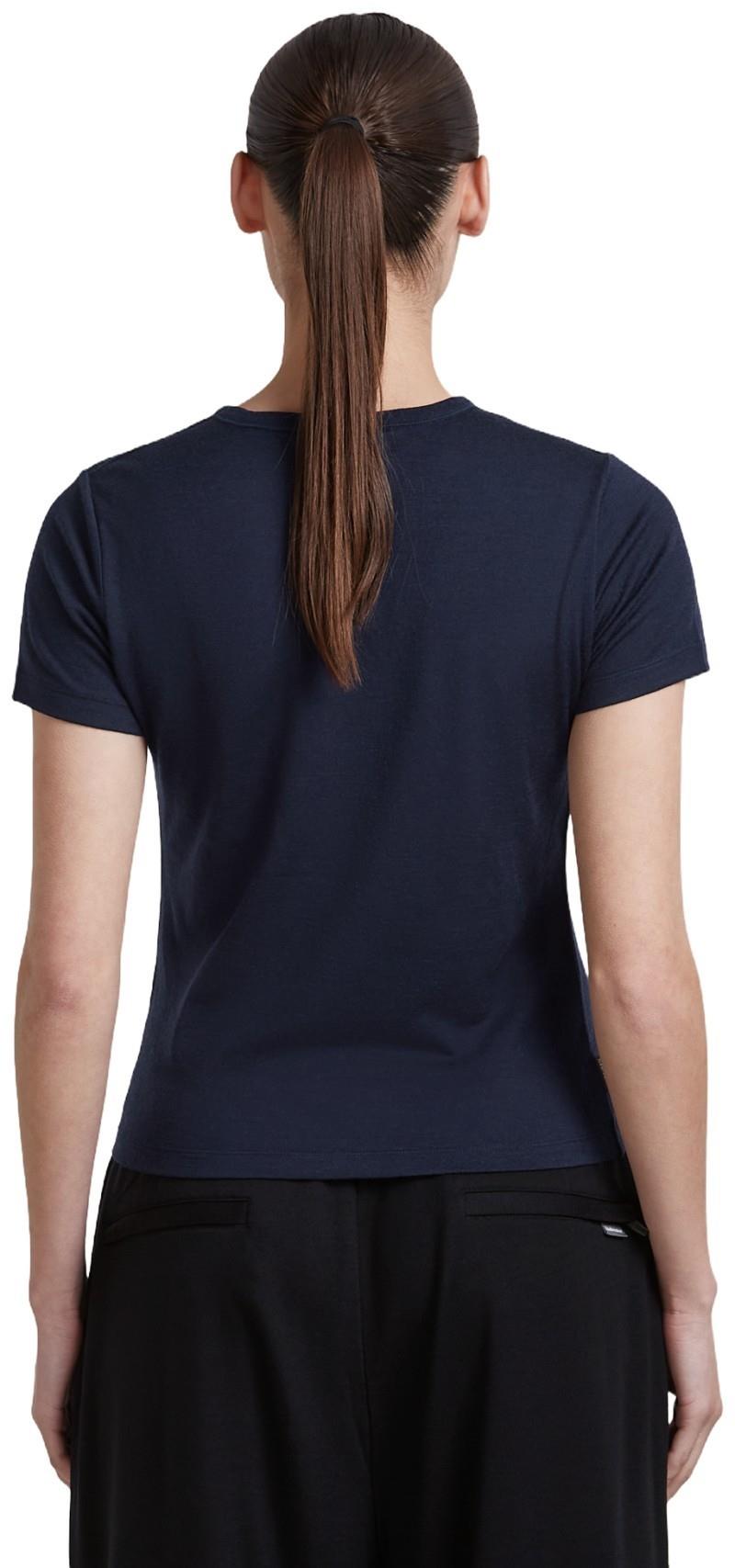 Merino 200 Tech Lite SS Crop Slim Tee - Womens - midnight navy 1