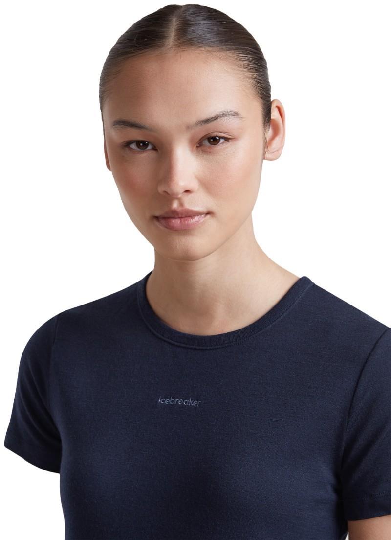 Merino 200 Tech Lite SS Crop Slim Tee - Womens - midnight navy 1