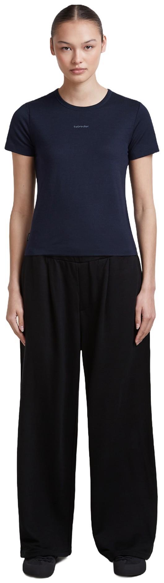 Merino 200 Tech Lite SS Crop Slim Tee - Womens - midnight navy 1