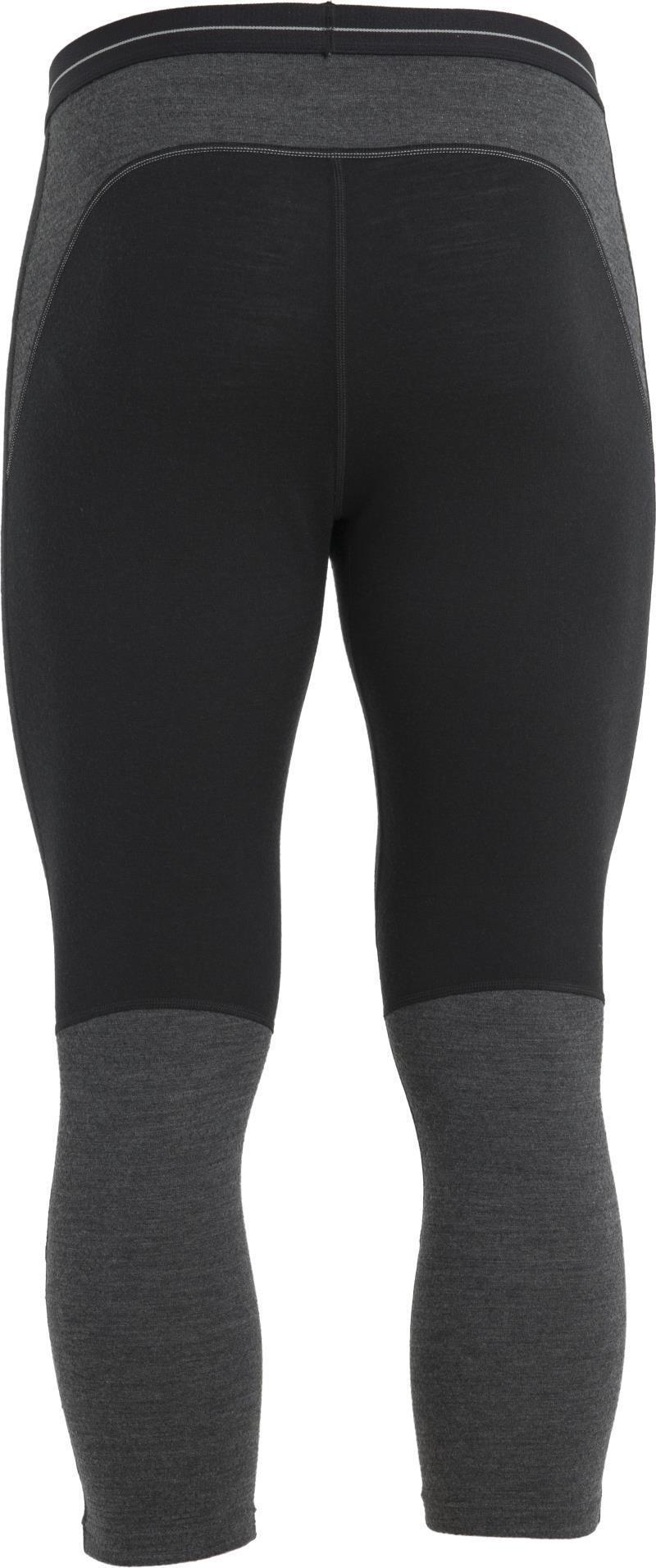 Merino 200 ZoneKnit 3/4 Leggings - Mens - Black / Jet Heather / CB 2