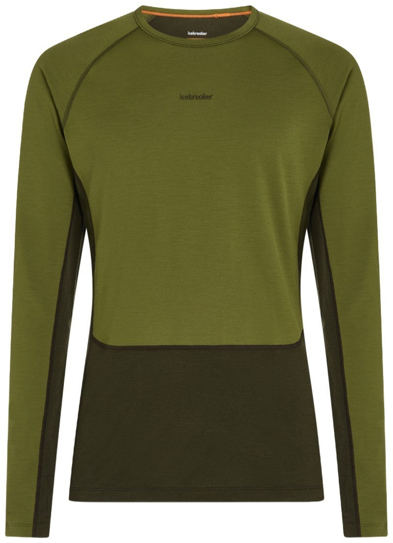 Merino 200 ZoneKnit LS Crewe - Mens - dk loden / sphagnum / cb 1