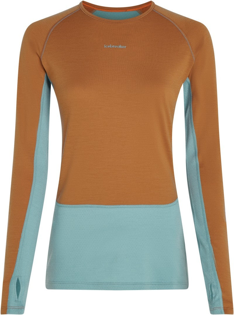 Merino 200 ZoneKnit LS Crewe - Womens - hydro / trail / cb 1