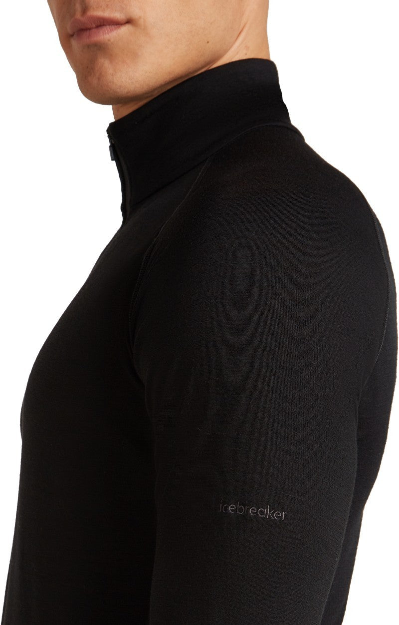Merino 200 ZoneKnit LS Half Zip - Mens - black 1