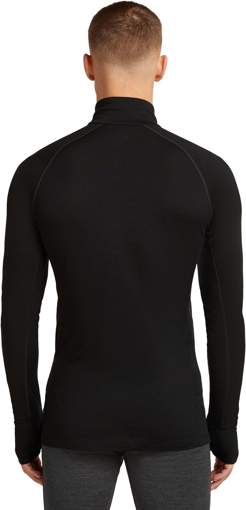 Merino 200 ZoneKnit LS Half Zip - Mens - black 1