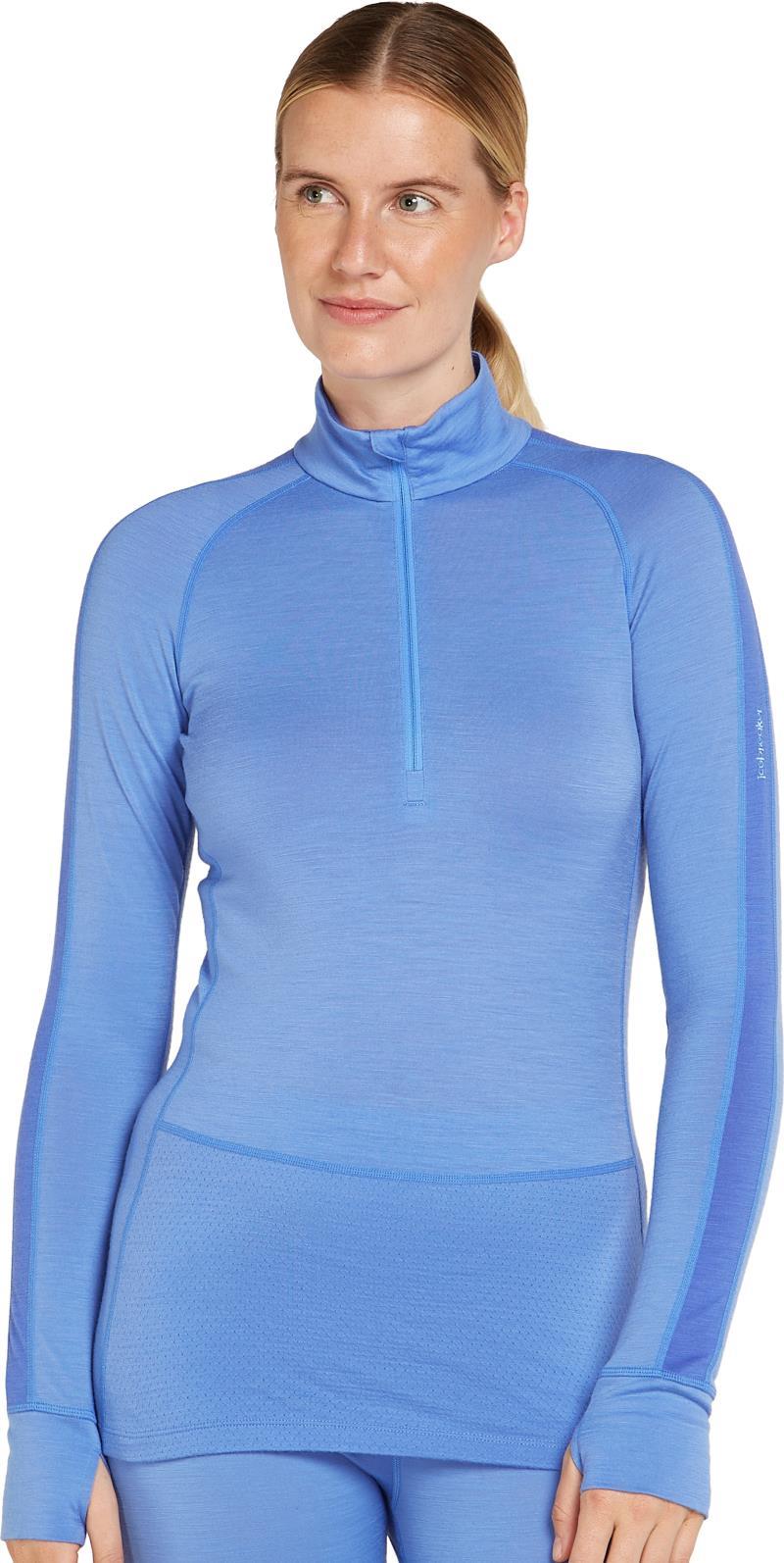 Merino 200 ZoneKnit LS Half Zip - Womens - baja / brilliant / cb 1