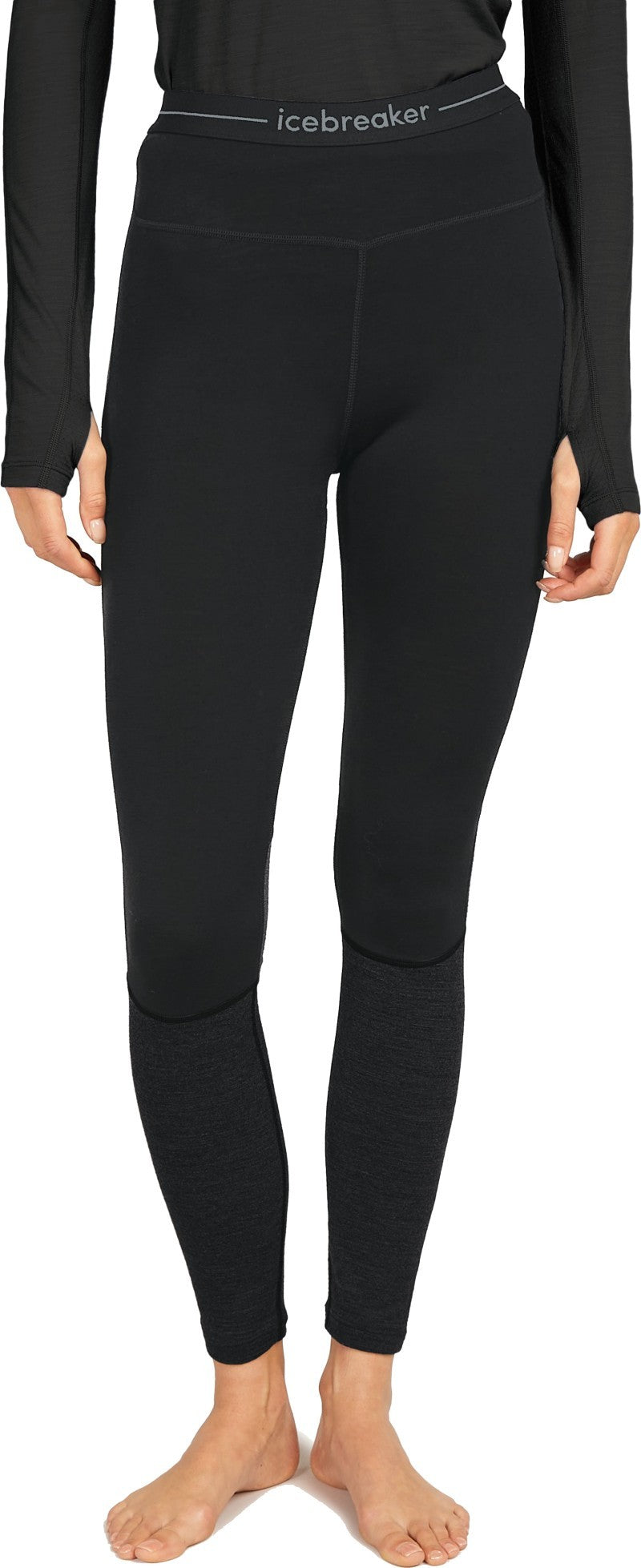 Merino 200 ZoneKnit Leggings - Womens - black 1