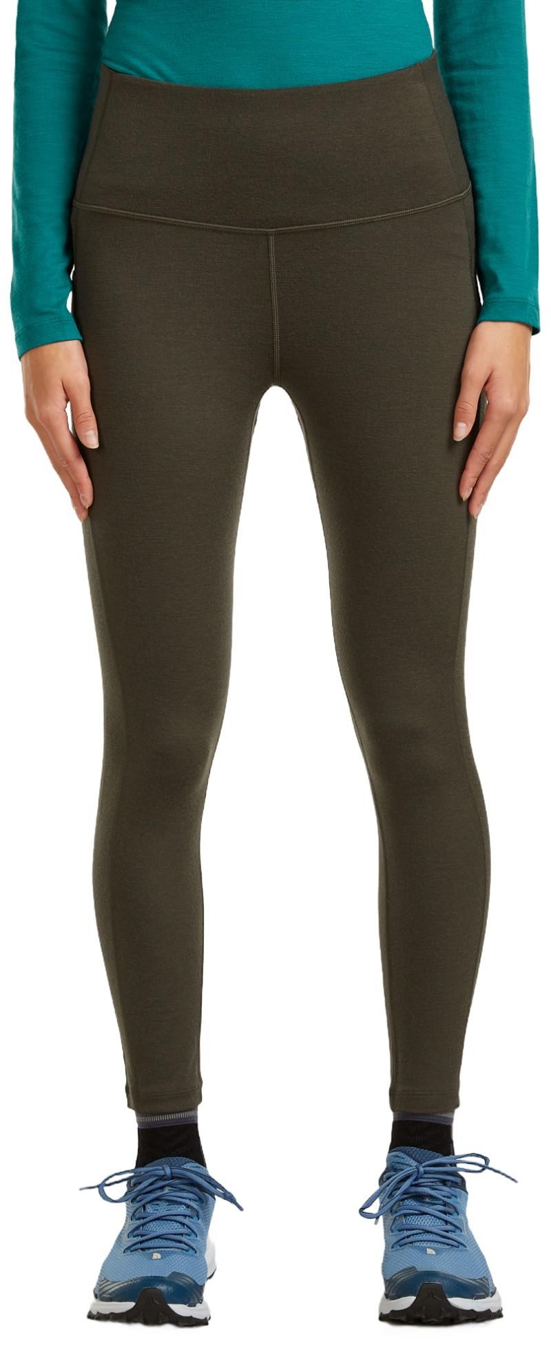 Merino 260 Fastray High Rise Tights, 25" Inseam - Womens - dark loden 1