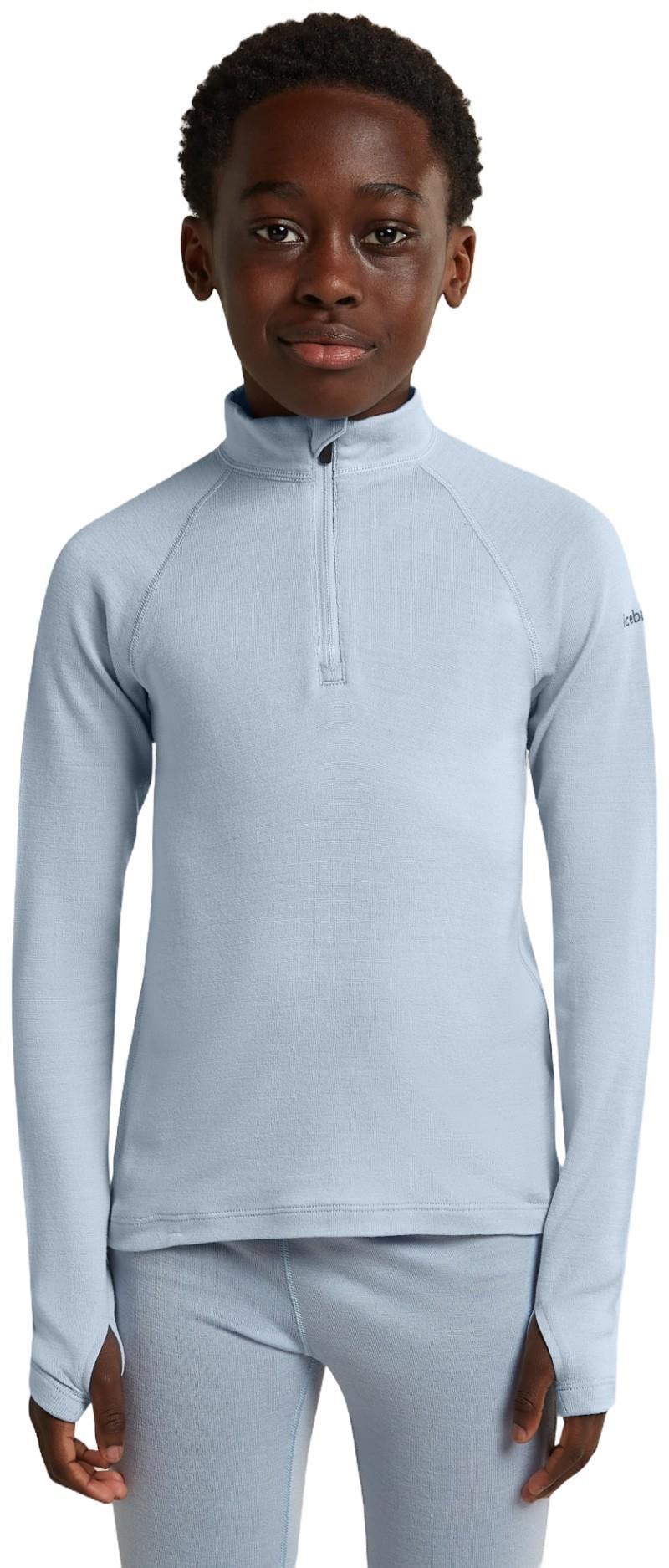 Merino 260 Oasis LS Half Zip - Kids - zinc blue 1
