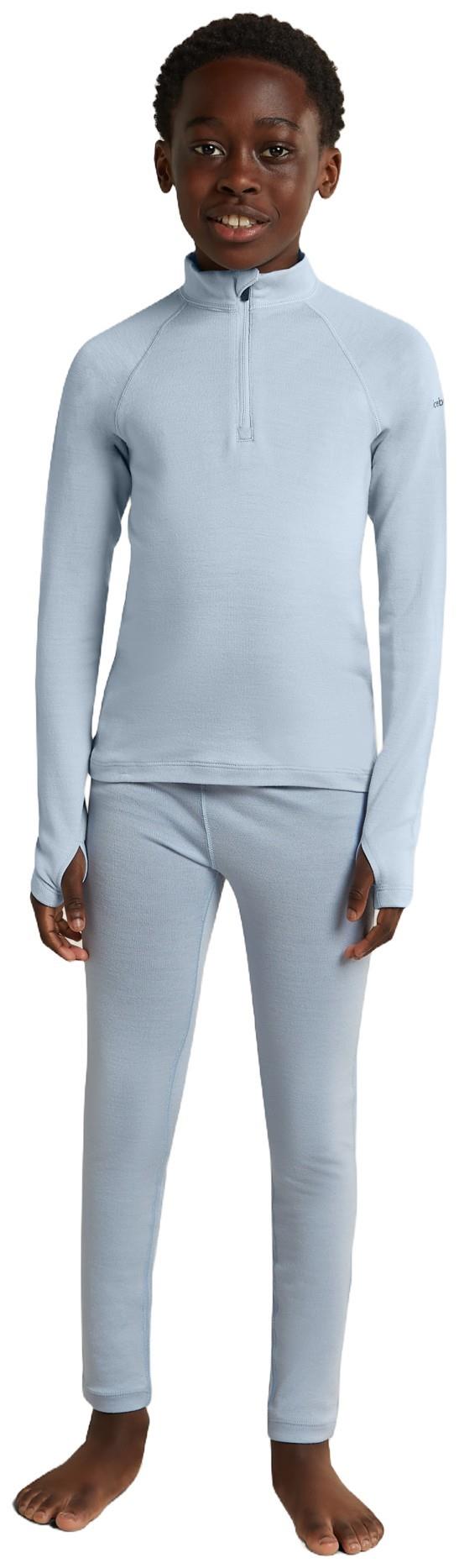 Merino 260 Oasis LS Half Zip - Kids - zinc blue 1