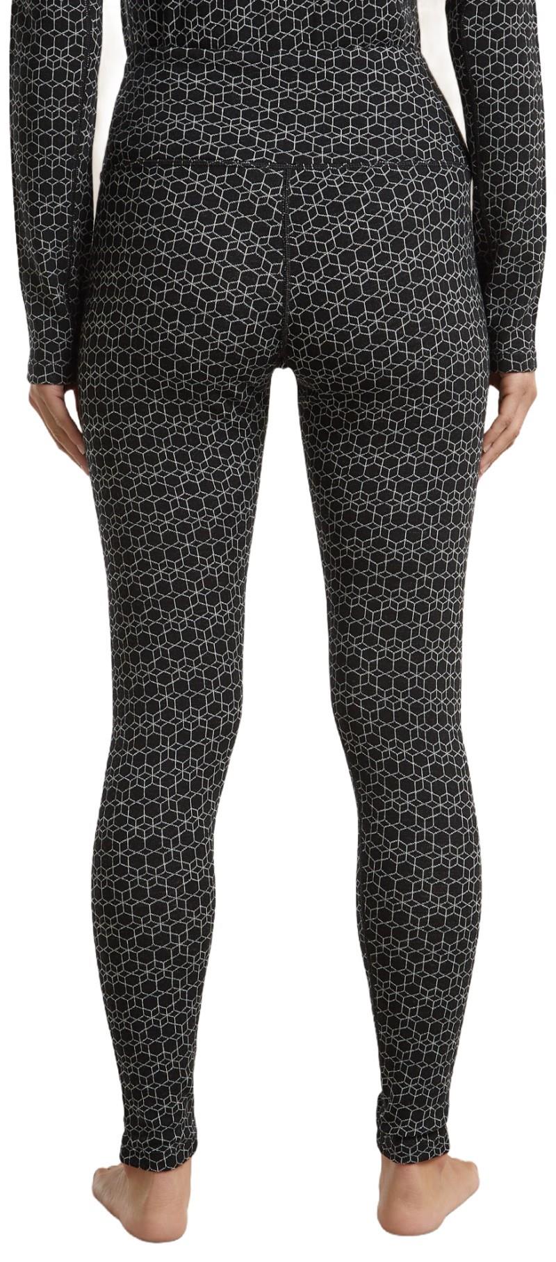 Merino 260 Oasis Vertex High Rise Leggings - Alpine Geo - Womens - black / snow / jaquard 1