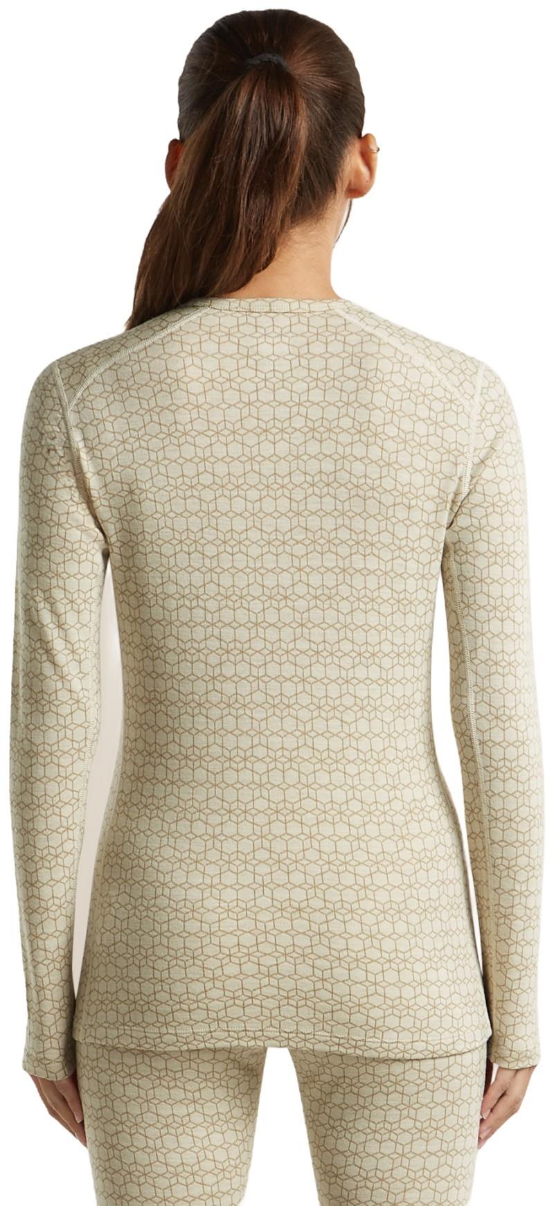 Merino 260 Oasis Vertex LS Crewe - Alpine Geo - Womens - undyed / cumin / jaquard 1