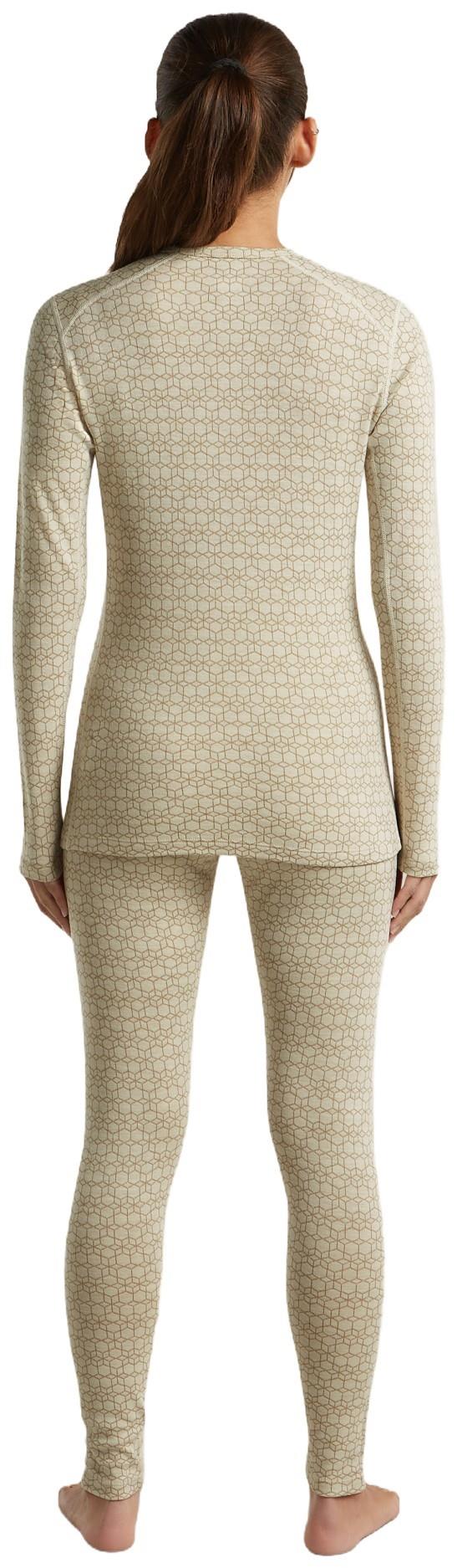 Merino 260 Oasis Vertex LS Crewe - Alpine Geo - Womens - undyed / cumin / jaquard 1