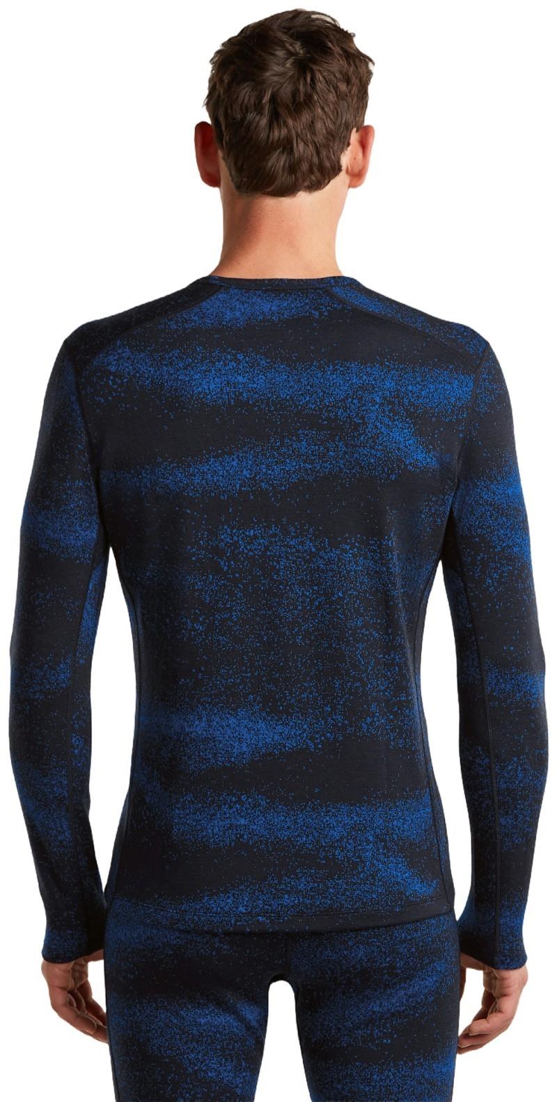 Merino 260 Oasis Vertex LS Crewe - Chillwave - Mens - midnight navy / lazurite / jaquard 1