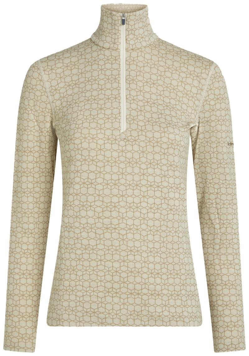Merino 260 Oasis Vertex LS Half Zip - Alpine Geo - Womens - undyed / cumin / jaquard 1