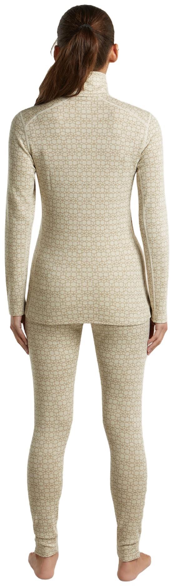 Merino 260 Oasis Vertex LS Half Zip - Alpine Geo - Womens - undyed / cumin / jaquard 1
