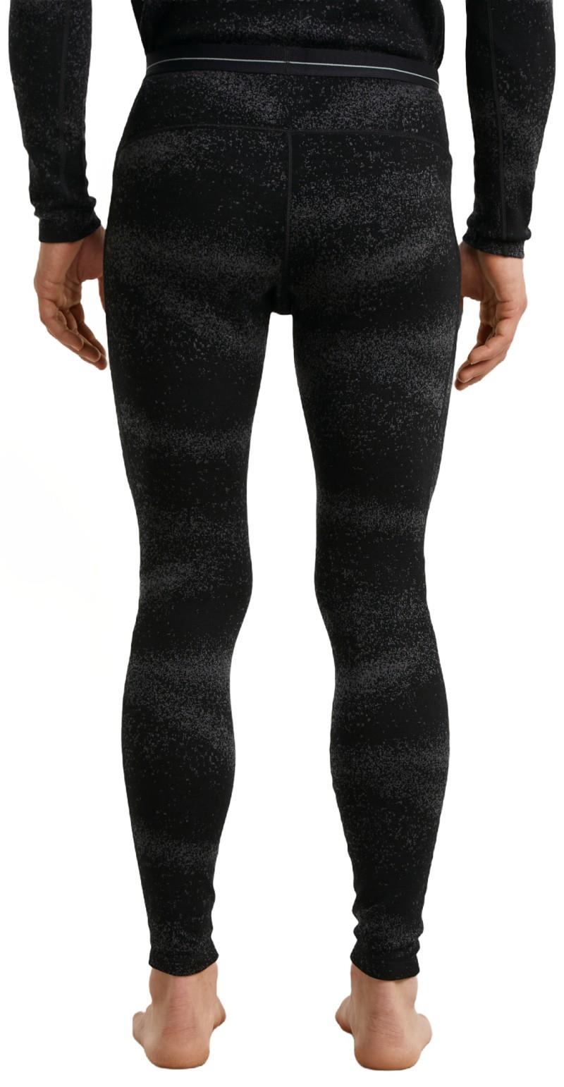 Merino 260 Oasis Vertex Leggings - Chillwave - Mens - black / obsidian / jaquard 1
