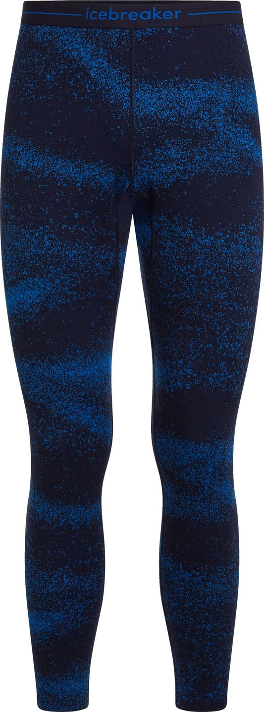 Merino 260 Oasis Vertex Leggings - Chillwave - Mens - midnight navy / lazurite / jaquard 1