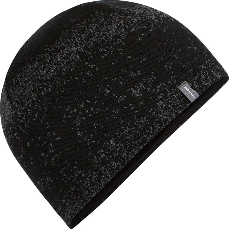 Merino 260 Oasis Vertex Reversible Beanie Chillwave - black / obsidian / jaquard 1