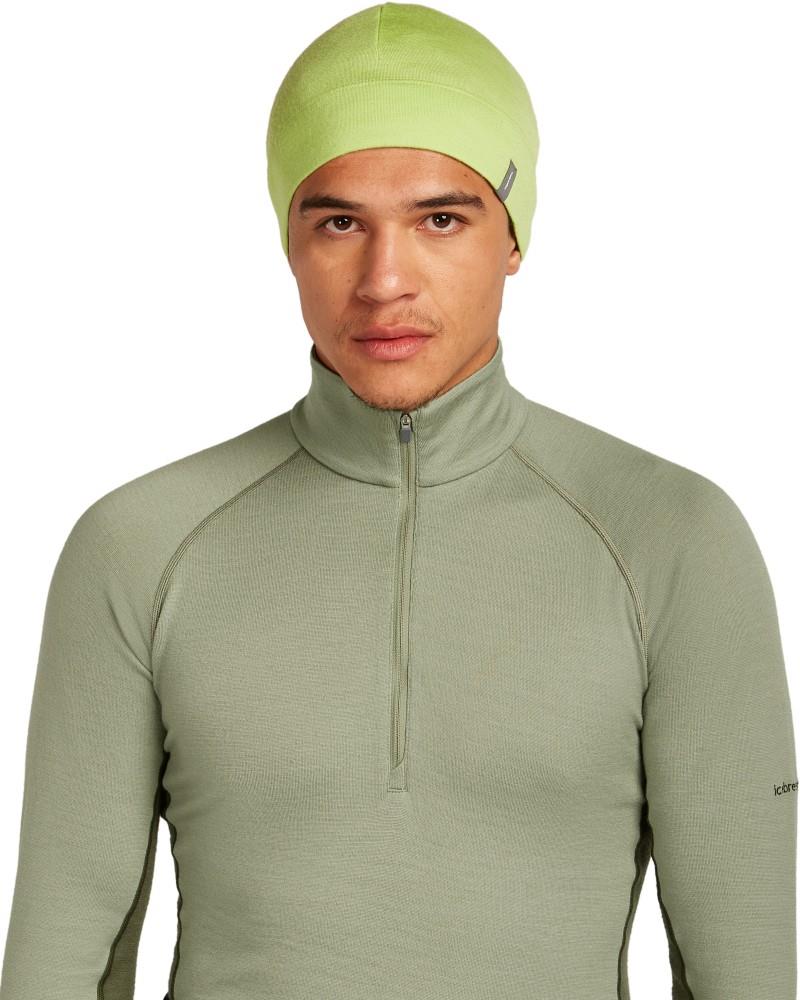 Merino 260 Quantum Beanie - peridot 1
