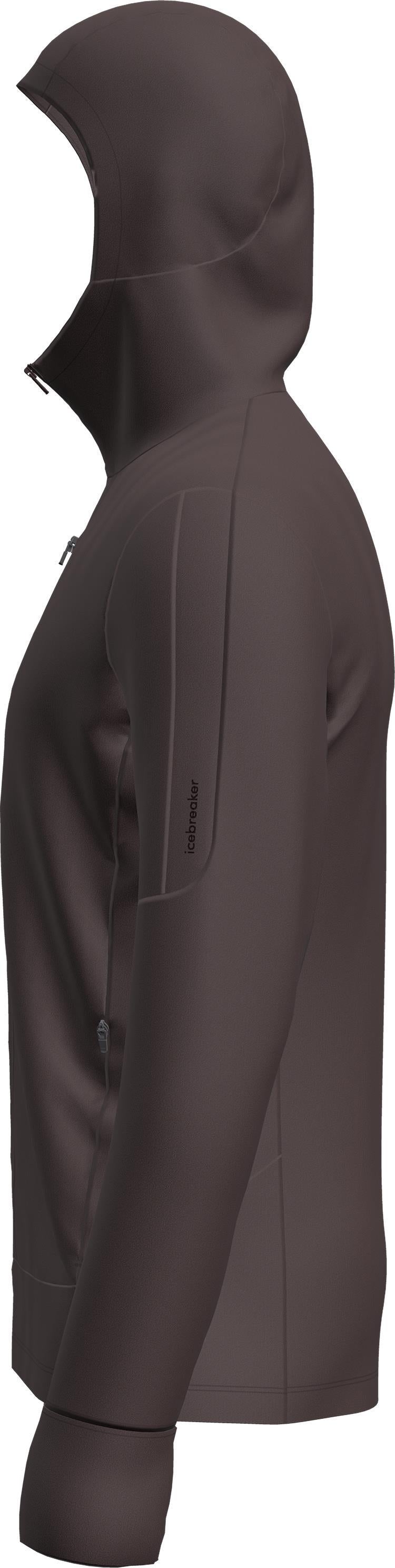 Merino 260 Quantum IV LS Zip Hoodie - Mens - Bittersweet 2