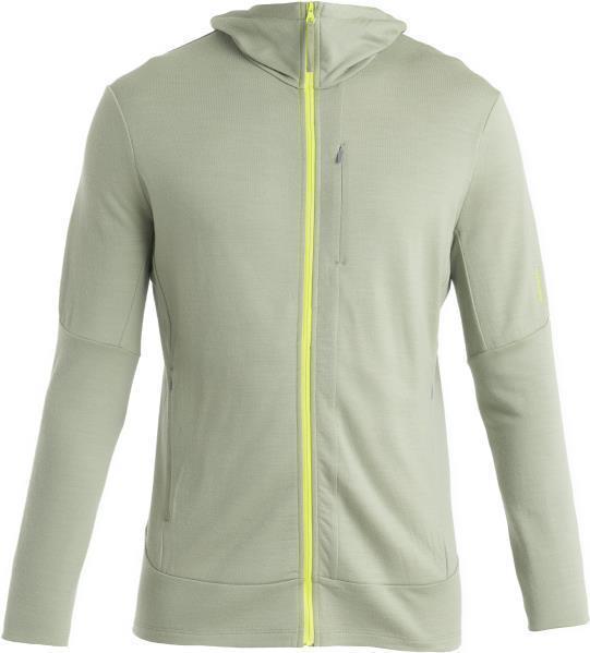 Merino 260 Quantum IV LS Zip Hoodie - Mens - Lichen / Hyper 1
