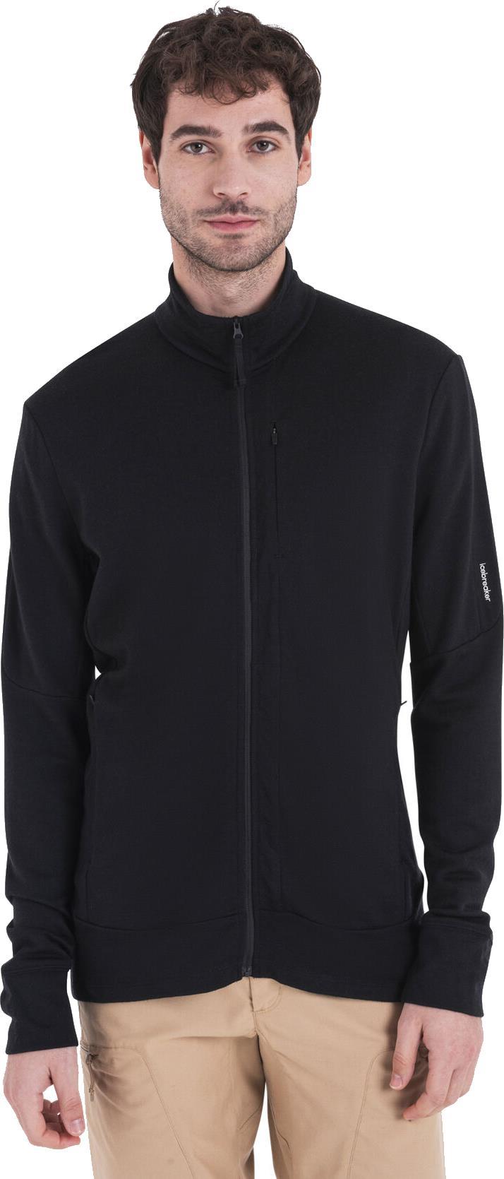 Merino 260 Quantum IV LS Zip - Mens - Black 3