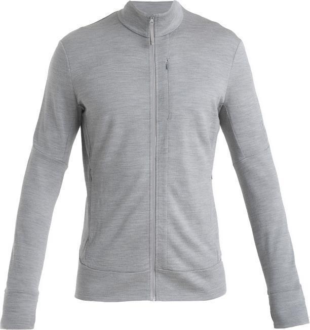 Merino 260 Quantum IV LS Zip - Mens - Metro Heather 1