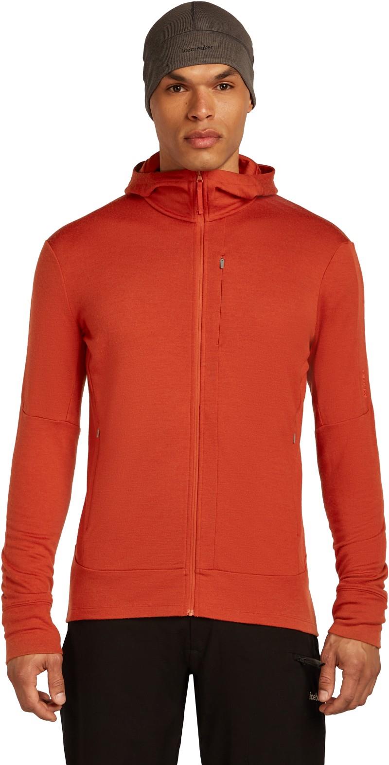 Merino 260 Quantum LS Zip Hoodie - Mens - agate 1