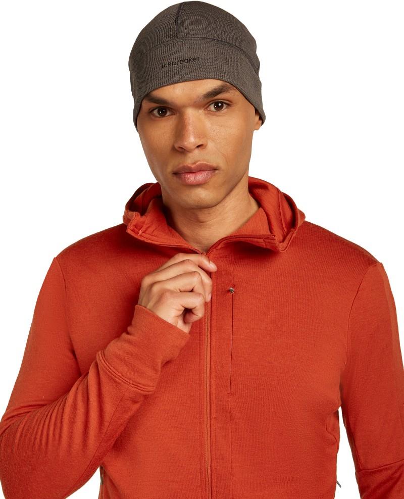 Merino 260 Quantum LS Zip Hoodie - Mens - agate 1