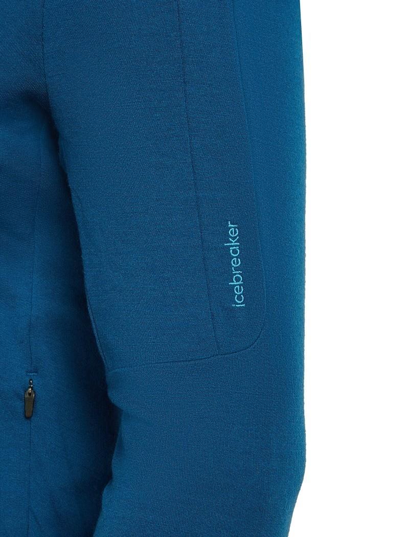 Merino 260 Quantum LS Zip Hoodie - Mens - atlantis 1