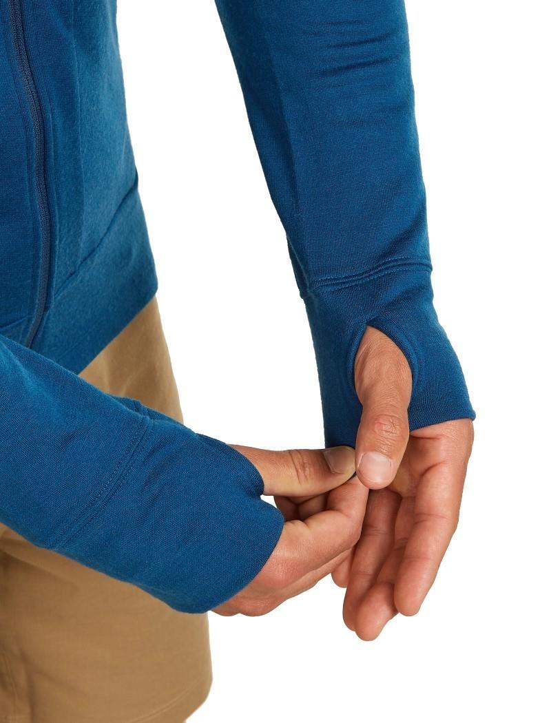 Merino 260 Quantum LS Zip Hoodie - Mens - atlantis 1