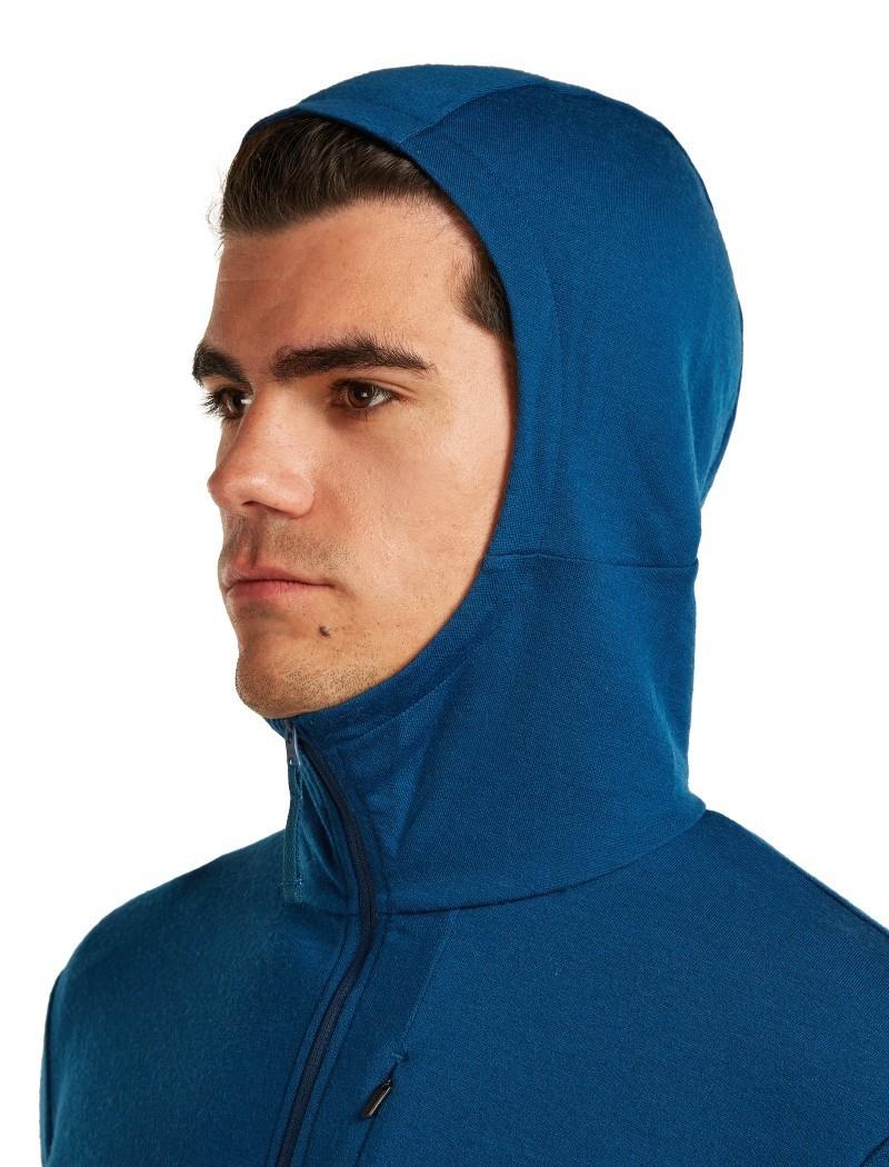 Merino 260 Quantum LS Zip Hoodie - Mens - atlantis 1
