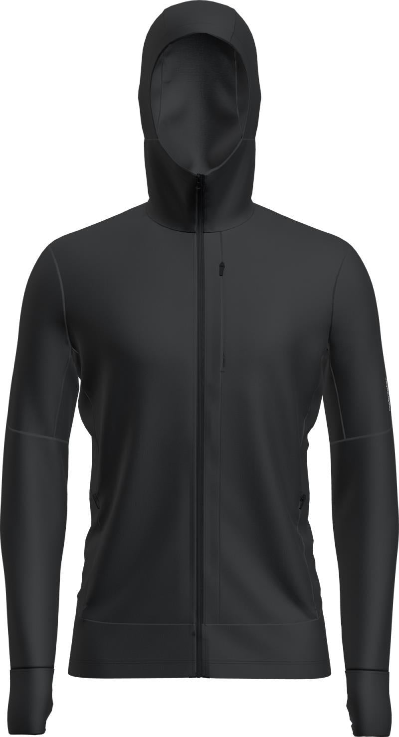 Merino 260 Quantum LS Zip Hoodie - Mens - black 1